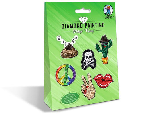 URSUS Diamond Painting Sticker »Funny«