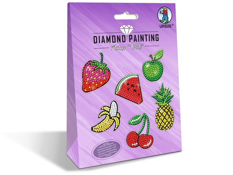 URSUS Diamond Painting Sticker »Fruits«