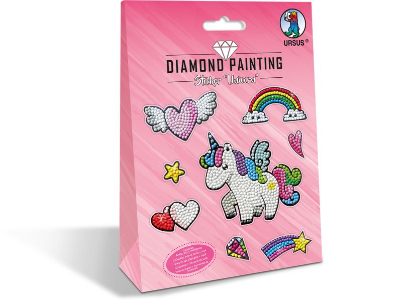 URSUS Diamond Painting Sticker »Unicorn«