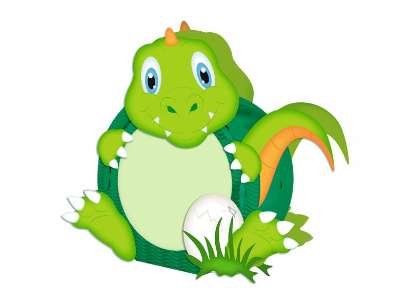 URSUS Easy Line Laternen-Bastelset »Dino Polldi«