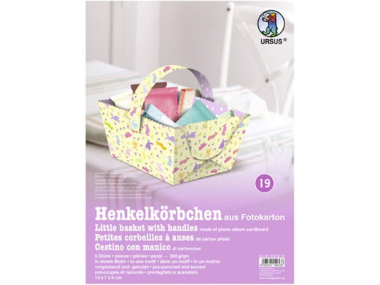 URSUS Henkelkörbchen »Ostern«, 5 Stück, vorgestanzt