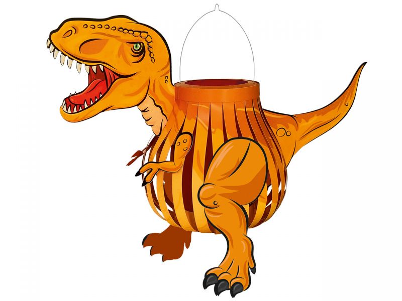 URSUS Laternen-Bastelset »T-Rex«, 3D-Streifen
