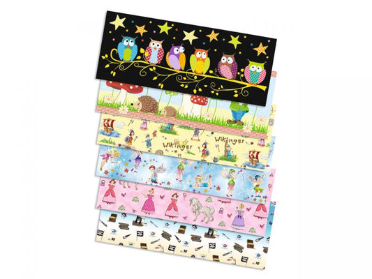 URSUS Laternen-Transparentpapier, 6 Kinder-Motive, 25 Blatt