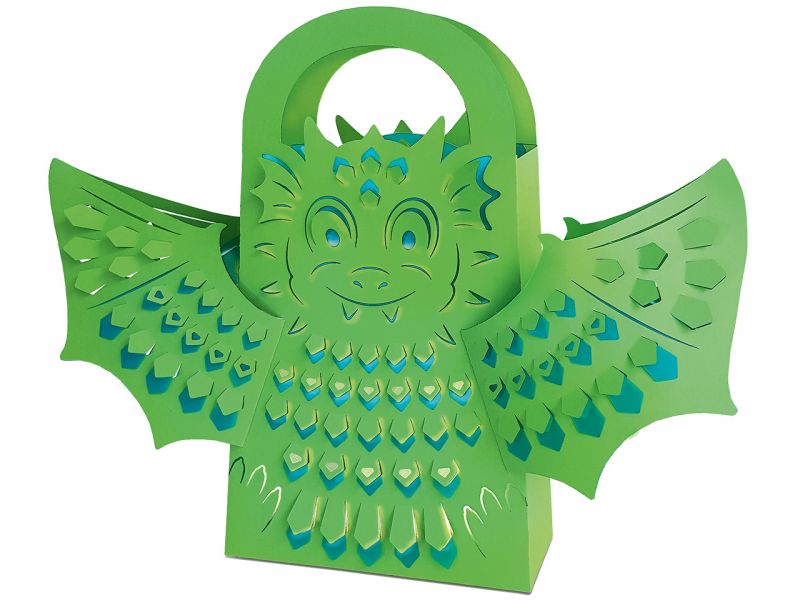 URSUS Leucht-Tasche »Drache«