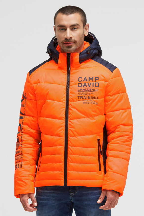 CAMP DAVID Steppjacke mit Colour