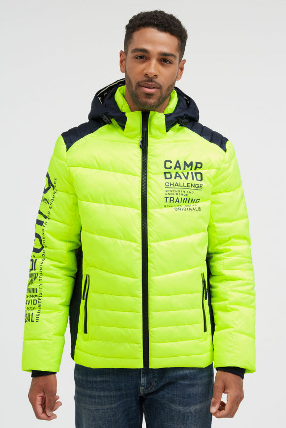 CAMP DAVID Steppjacke mit Colour