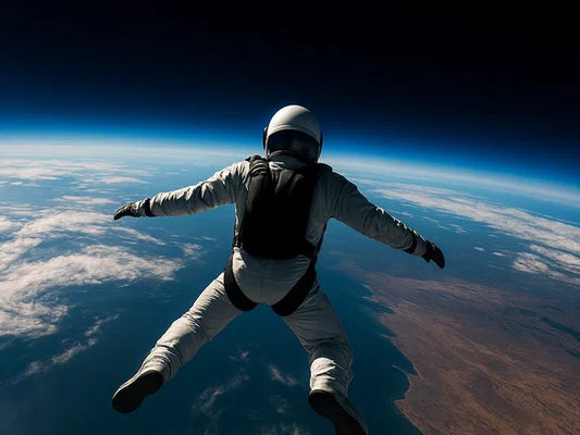 Stratosphären-Sprung