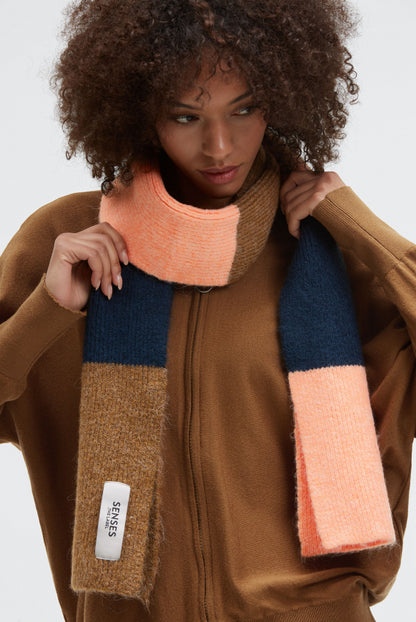 SENSES.THE LABEL Strickschal A:LM mit Colour