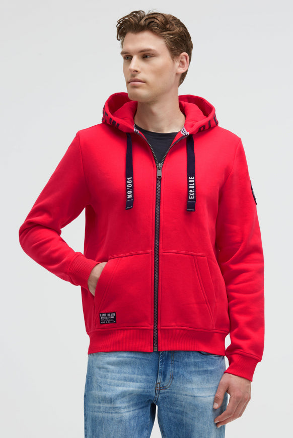 CAMP DAVID Sweatjacke mit Kapuzen