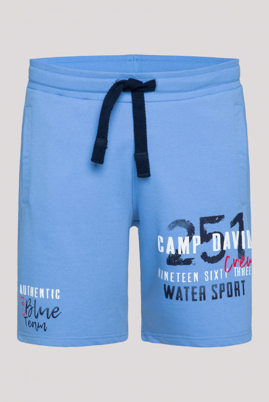 CAMP DAVID Sweatshorts mit Logo Prints