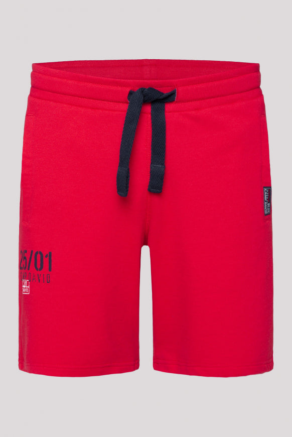CAMP DAVID Sweatshorts mit Logo Prints
