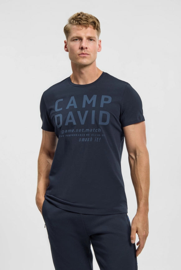 CAMP DAVID T-Shirt mit Logo Artwork