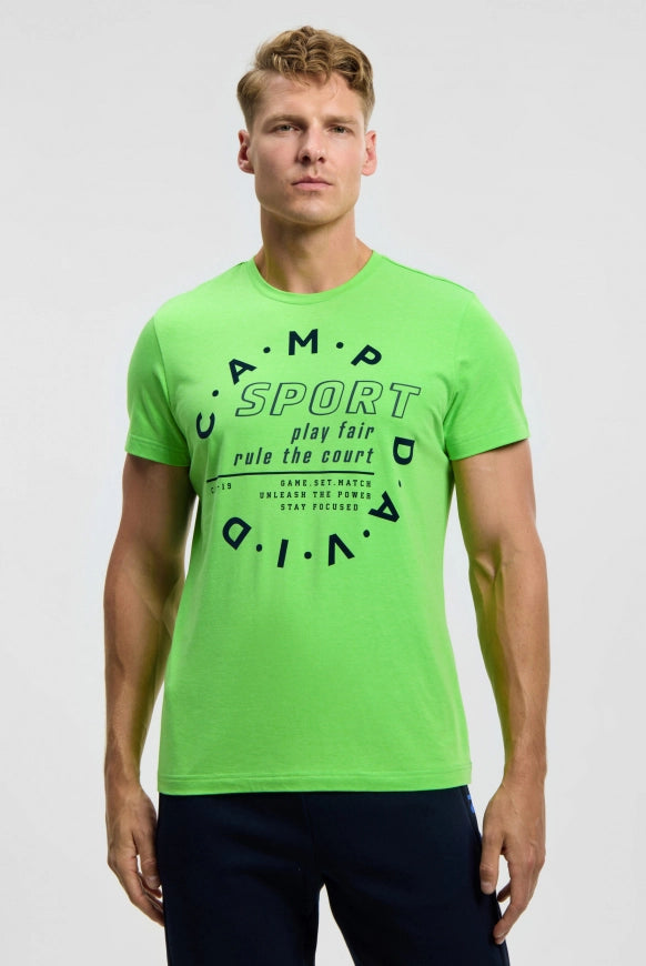 CAMP DAVID T-Shirt mit Logo Artwork