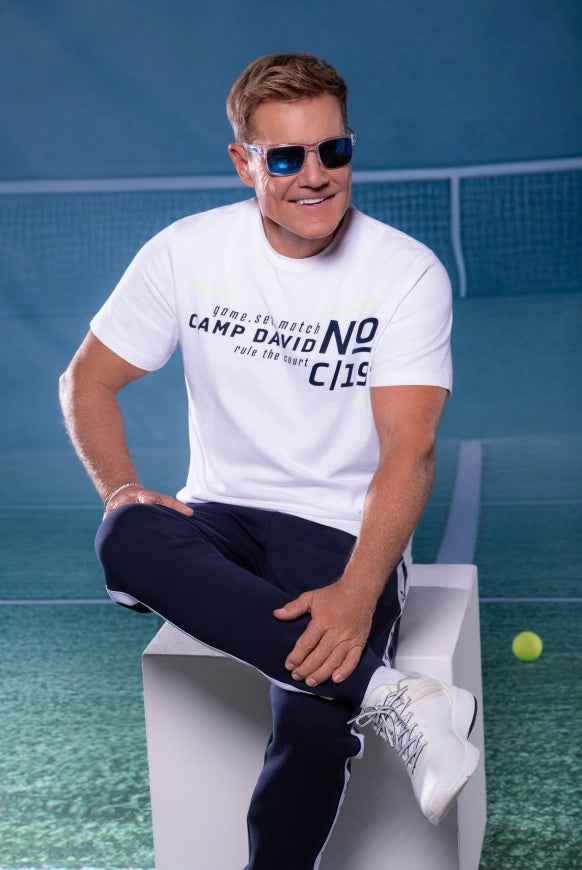 CAMP DAVID T-Shirt mit Logo Artwork