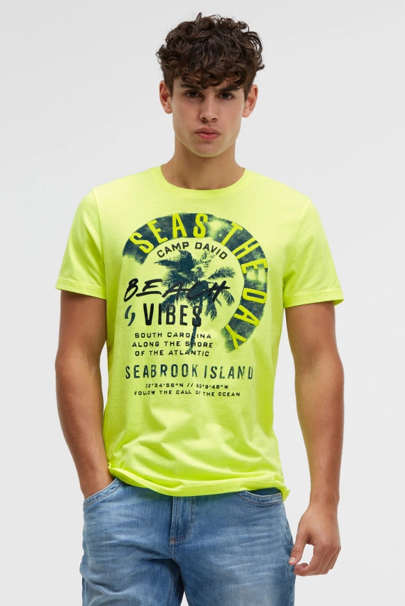 CAMP DAVID T-Shirt Rundhals mit Artwork