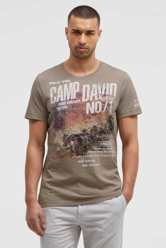 CAMP DAVID T-Shirt Rundhals mit Photoprint