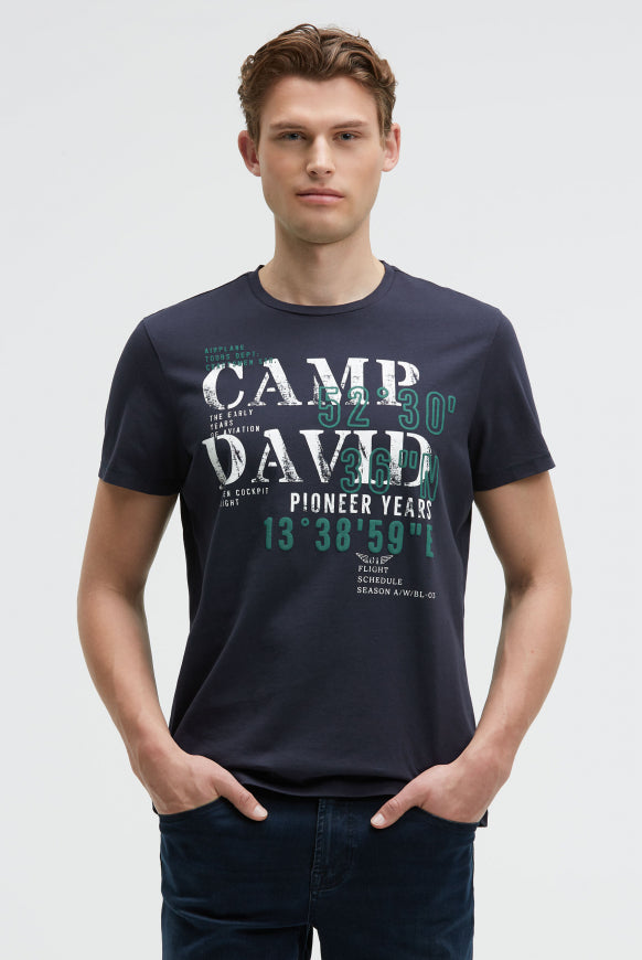 CAMP DAVID T-Shirt Rundhals mit Photoprint