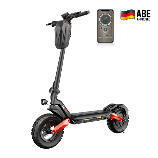 iScooter T8 Offroad-E-Scooter Mit Straßenzulassung 1200W Motor (ABE,eKFV) - T8