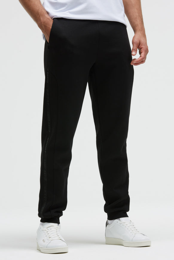 CAMP DAVID Trainingshose aus Interlock mit Seitentapes