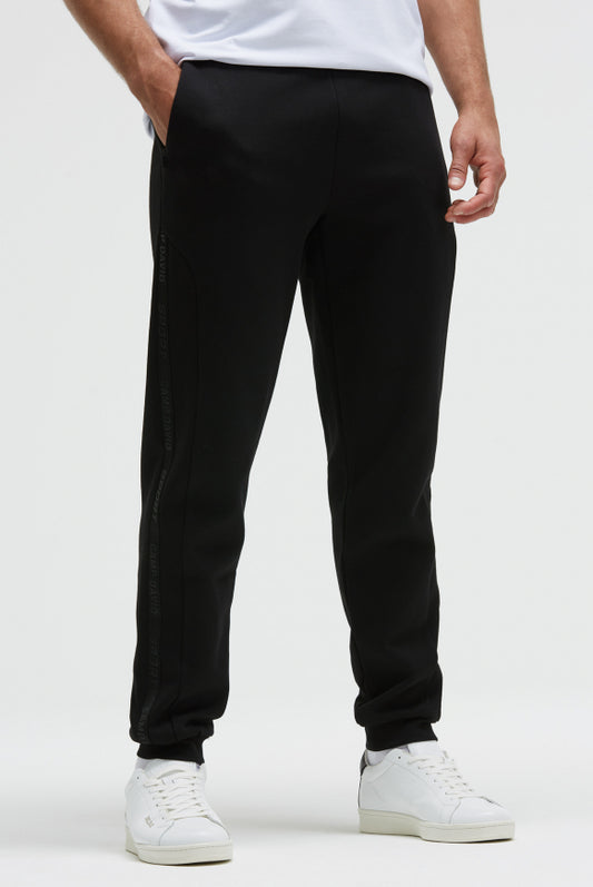 CAMP DAVID Trainingshose aus Interlock mit Seitentapes