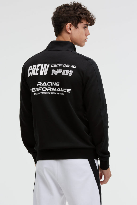 CAMP DAVID Trainingsjacke aus Interlock mit Rubber Prints