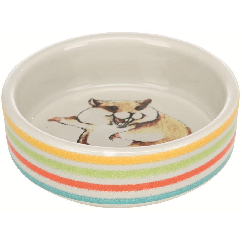 Trixie Keramiknapf Hamster bunt/creme