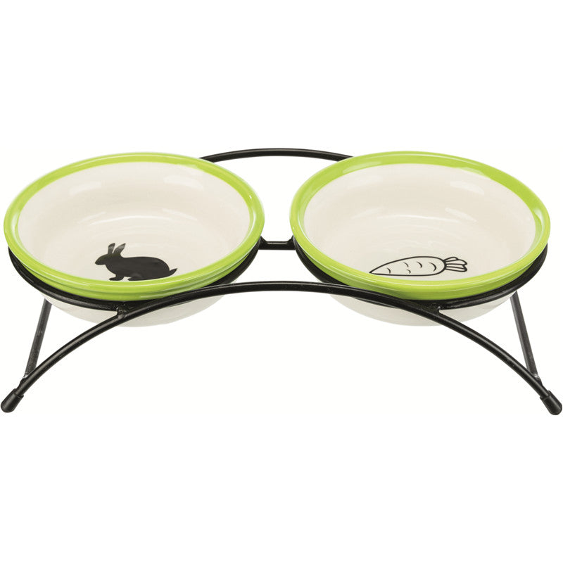 Trixie Nager Napf-Set Keramik/Metall