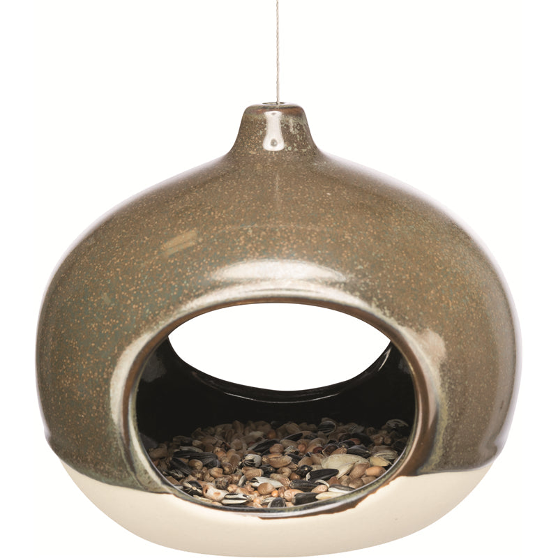 Trixie Vogelfutter-Bowl zum Aufhängen, Keramik, 12x14x12cm