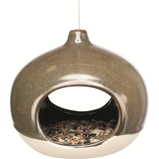 Trixie Vogelfutter-Bowl zum Aufhängen, Keramik, 12x14x12cm