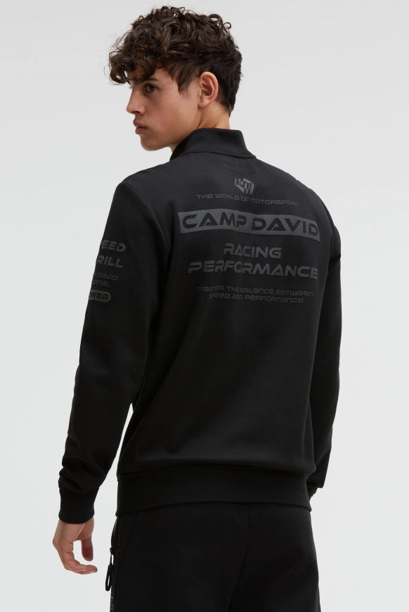 CAMP DAVID Troyer-Sweatshirt aus Interlock mit Rubber Artworks