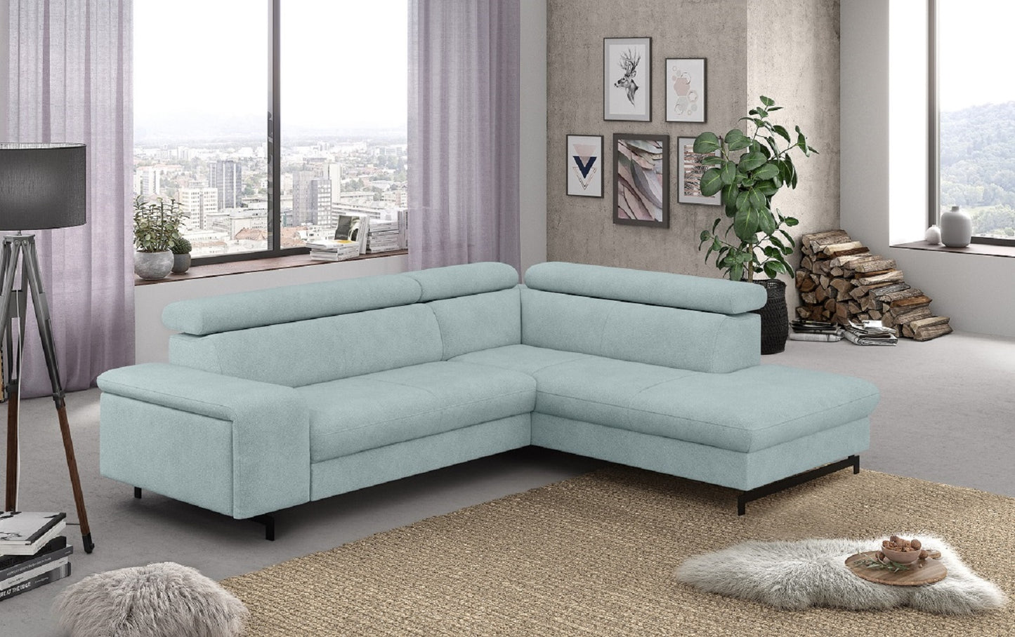 Ecksofa Emma mit Schlaffunktion und Bettkasten – Funktionalität trifft auf elegantes Design