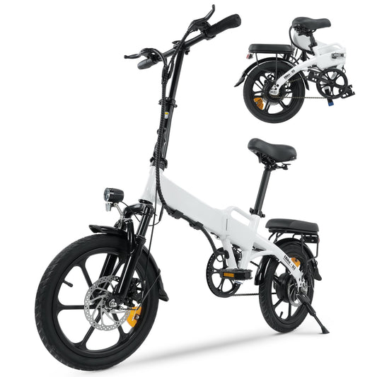 U3 klappbar-E-Bike - Weiß