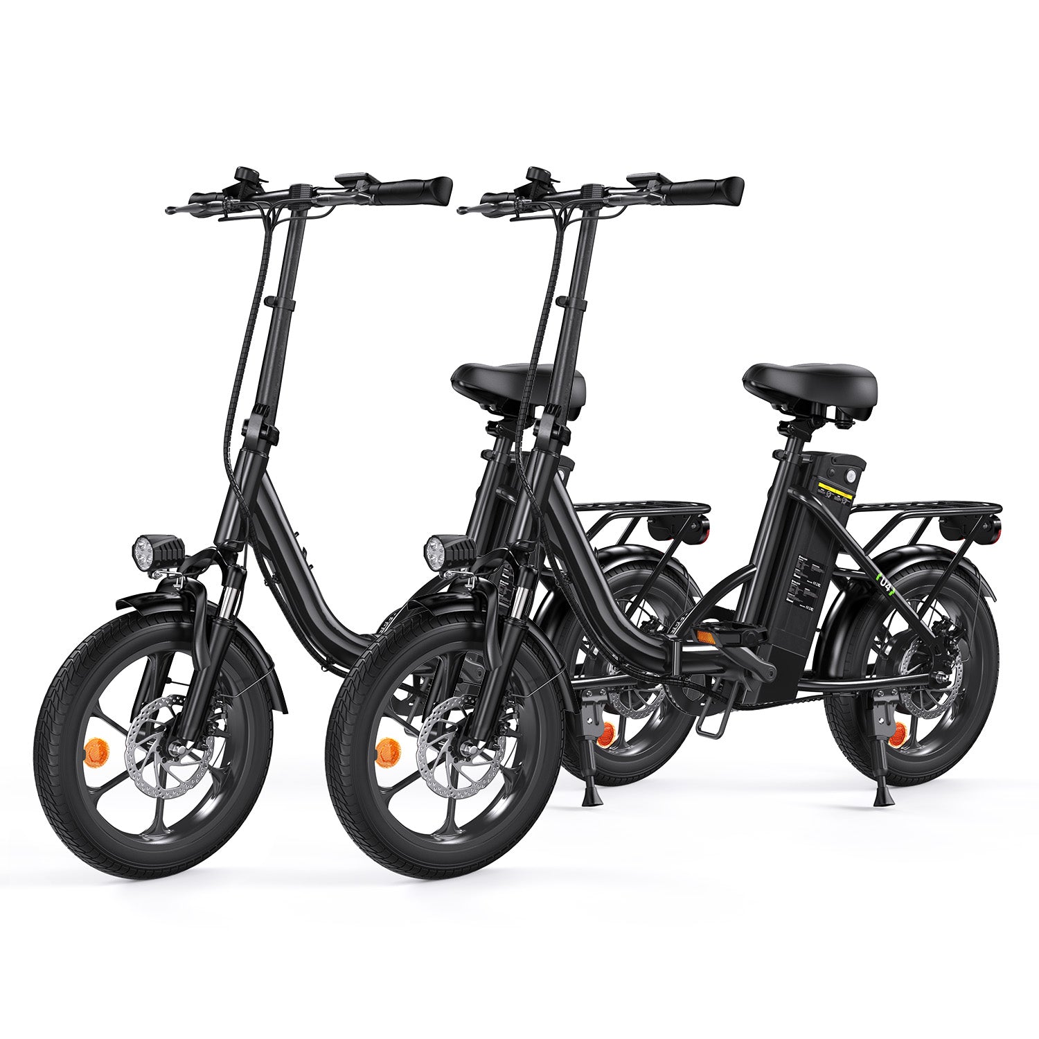 U4 Tiefeinsteiger Klappbar E-Bike - Schwarz*2