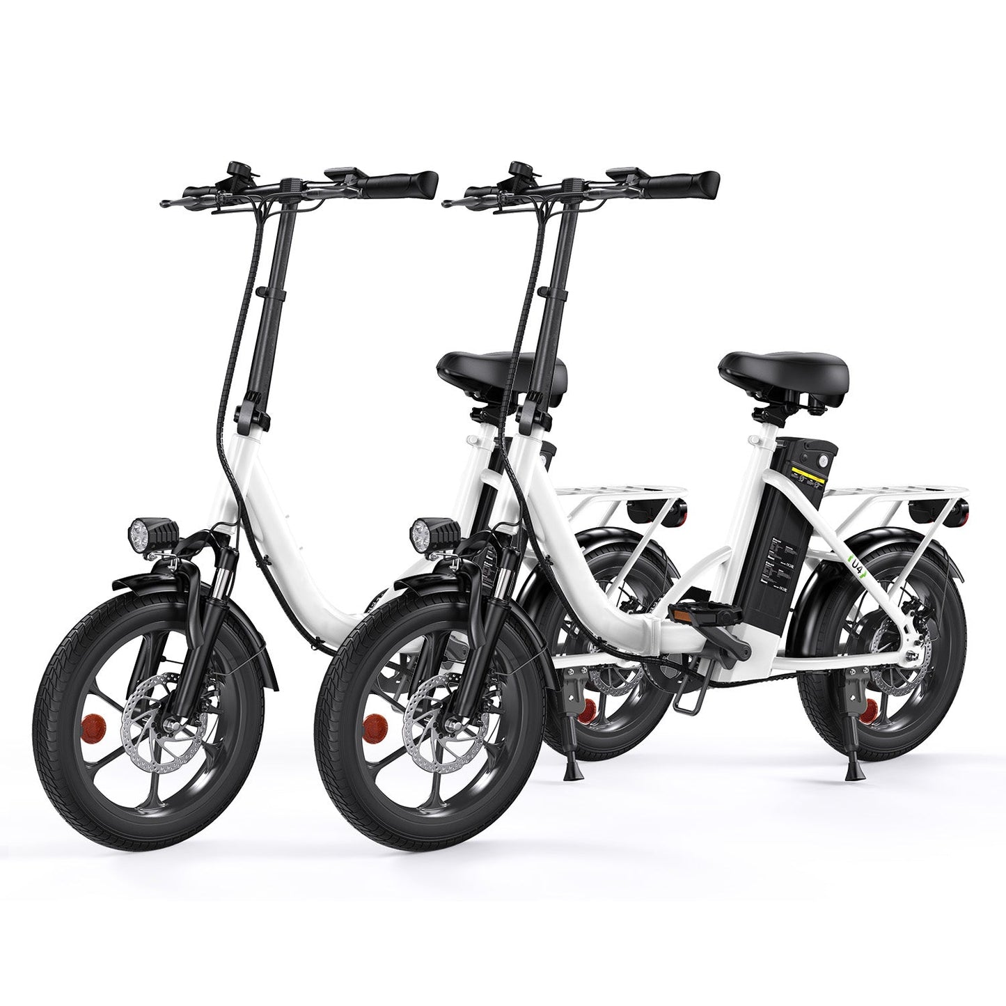 U4 Tiefeinsteiger Klappbar E-Bike - Weiß*2