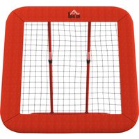 HOMCOM Rebounder für Fußball klappbar 5-stufig höhenverstellbar mit Schutzrand Heringe Rückprallwand Netz für Handball Volleyball Basketball Rot   Aosom.de