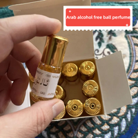 Hot Sale Men's Alcohol Free Arab Series Gold Perfume Ball Essential Oil 3ML Women's Convenient Dating Perfume Work Sports Party Charm Weapon