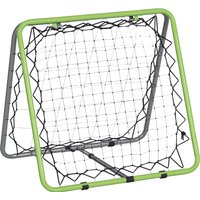 HOMCOM Fußball Rebounder Kickback Tor Rückprallwand Netz für Baseball beidseitiger Rückprall verstellbar 5 Stufen Grün Schwarz   Aosom.de