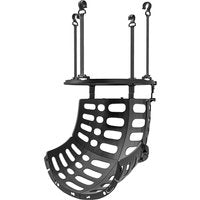 SPORTNOW Basketball-Rebounder, 360° drehbar Basketball-Rücklaufaufsatz, Basketball-Rückholsystem für Basketball-Schießübungen, mit Rückprallrampe, Indoor-Outdoor, Schwarz   Aosom