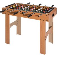 HOMCOM Professioneller Tischkicker für Kinder und Erwachsene mit Stangen aus MDF-Holz 92x46x78cm   Aosom