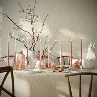 LED-Kerzenlicht Mit Lack-Set – Magenta – 8 Stück 38 cm Kerzenlicht Mit Lack