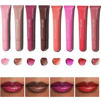 Waterlight Doodle Lip Mirror Lip Glaze Lip Oil Moisturizing Glass Lip Oil Cross Border Phone Case Lip Glaze Cross Border FAFAMO