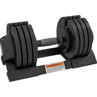 SPORTNOW Hantelset, Hanteln mit Ablagefach, rutschfest Griff, Kurzhantelset aus Kunststoff, verstellbar 7/13/18/24 kg Kurzhanteln, Dummbell Set für Zuhause, Fitnessstudio, Krafttraining   Aosom