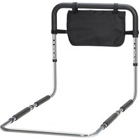 HOMCOM Bettgriff sichere Barriere Schutz höhenverstellbarer Griff Tasche 87Lx51,5Bx45-55H cm   Aosom