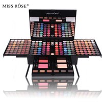 MISS ROSE 180 Color Piano Box Eye Shadow Blush Contour Set Makeup Palette Cosmetic Box