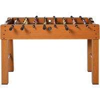 HOMCOM Professioneller Tischkicker für Erwachsene und Familie aus MDF, Billardtisch mit 2 Bällen, Punktezähler und 22 Spielern, 122x61x80,7cm   Aosom