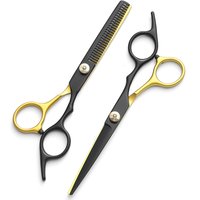 Professional Black Gold Set Teeth Flat Clipper Tools Hair Clippers