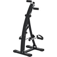 HOMCOM Heimtrainer Bewegungstrainer Pedaltrainer für Senioren aus Stahl in Schwarz 41x50x96cm für Fitness & Rehabilitation   Aosom.de