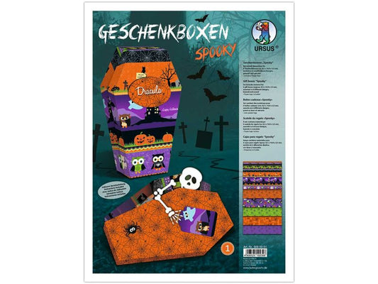 URSUS Geschenkbox »Spooky 1«, 6 Motive sortiert