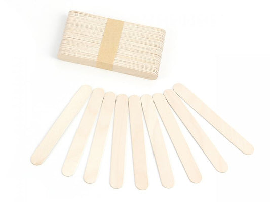 URSUS Bastel-Holzstäbchen, groß, natur, 50 Stk.