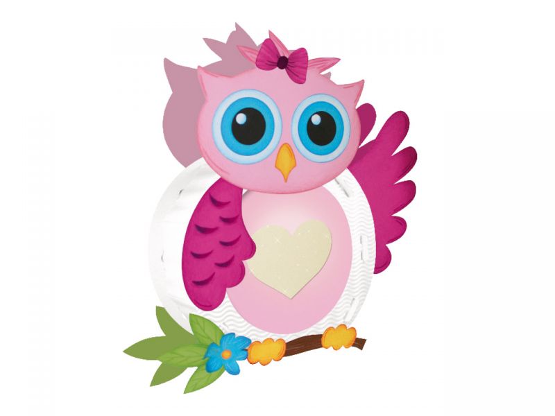 URSUS Laternen-Bastelset »Eule Birdy«